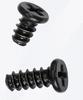 En stock CB ranura cruzada cabeza plana Auto-roscante cola plana cabeza grande diámetro pequeño tornillo galvanizado tornillo para máquina de juego de juguete