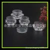Botella de crema de diamante transparente 3G botella de sombra de ojos caja de lentejuelas para arte de uñas caja de ungüento botella transparente para joyería 3ml