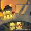 Luz nocturna LED de dibujos animados con forma de pato para dormitorio, creativa, para mesita de noche, decoración, puesto de mercado nocturno, regalo
