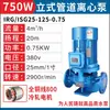 Bomba Centrífuga de Tubería Vertical Renmin 380V Industrial Doméstica 220v Bomba de Presión Bomba de Circulación de Agua Caliente para Caldera de Calefacción