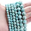 Cuentas Sueltas de Ágata India Natural Ojo de Tigre Redondas Accesorios Semi-acabados Pulsera de Cuentas DIY Collar
