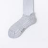 Calcetines para Hombre, Para Todas las Estaciones, Calcetines Deportivos de Rizo para Hombre, Color Puro Negro y Blanco, Calcetines de Tubo Corto y Medio, Calcetines de Malla de Algodón Transpirable