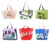 Bolso de Hombro PP Tejido Personalizado Gran Capacidad Exposición de Ropa Piel de Serpiente Mudanza Bolso Tejido Laminado Personalizado con Logo