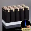 Novo Isqueiro de Metal à Prova de Vento Tendência Descartável Fabricante Atacado Publicidade Gravada Personalizado Pedido Direto Logotipo Personalizado