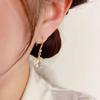 @ Oferta Especial @ Brincos Folha de Ginkgo Diamante Coreano Temperamento Luxo Leve Exquisitos Mais Fácil de Combinar Moda de Nicho Brincos de Pino