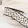 Novo Estilo de Moda Europeu e Americano Estampa de Leopardo Fita Laço DIY Acessórios de Cabelo Chapéu de Palha Gravata Acessórios de Roupa Fita