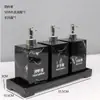 Frasco de álcool em gel cerâmica box de chuveiro Hotel Hotel estilo europeu Frasco Dew frasco vazio sub-embalagem luxo leve