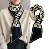 Lenço pequeno estilo ins coreano para meninas, lã tricotada para outono e inverno, aquecedor de pescoço versátil estilo coreano para estudantes, em estoque
