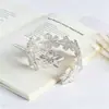 Pulsera de Brazo Ancha con Flor de Camelia de Nuevo Estilo de Nicho Transfronteriza para Mujeres, Joyería al por Mayor