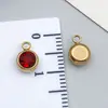 Accesorios para Joyería DIY de Piedra Satélite Incrustada de Diamantes de Acero Inoxidable, Exclusivamente para Ventas Transfronterizas, Pulseras, Collares y Colgantes Coloridos de Piedras de Nacimiento