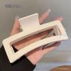 Pinza para el cabello de gran tamaño, pinza para el cabello múltiple, pinza para el cabello con forma de disco para la parte posterior de la cabeza para mujer, pinza para el cabello con forma de tiburón cuadrada gruesa, tocado