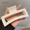 Pinza para el Cabello Extra Grande para Cabello Grueso, Pasador para el Cabello de Mujer para Recogidos en la Parte Trasera de la Cabeza, Pinza de Garra Cuadrada Gruesa para el Cabello, Accesorio para el Cabello
