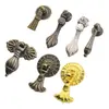 Estilo Pastoral Europeo Un Agujero Bronce Puerta de Gabinete Armario Manija Antigua Aleación de Zinc Manija Estilo Europeo Manija de Puerta