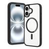 Funda para teléfono móvil Apple Set 2.0 Gruesa, transparente de TPU+PC, escudo plateado esmerilado dos en uno para Iphone16E