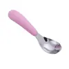 Acero Inoxidable 304 Cuchara Yuanbao Cuchara para Bebé Cuchara para Comer Cubiertos Portátiles para Niños Cuchara para Comida Complementaria Cuchara para Postre Cuchara