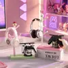 Estante de almacenamiento Achi 2 en 1 base para soporte de control de juegos estante de exhibición de periféricos ps5 xbox adorno de almacenamiento de mesa