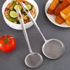 Juego de Coladores de Acero Inoxidable con Malla Filtrante para Uso Doméstico, Cuchara Separadora de Aceite, Red para Filtrar Aceite de Cocina, Espumadera para Retirar Espuma