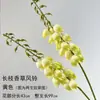 Novas flores artificiais amarelas para casamentos, arranjos florais no atacado, adereços de fotografia, decorações para salões de casamento, buquês e ornamentos de flores artificiais