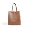 Verano Nuevo Bolso de Mujer de Cuero Vacuno Moda Bolso de Mujer Bolso Tote Simple Gran Capacidad Moda Portátil Bolsa de Compras de Cuero