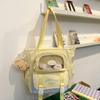 Mochila Escolar para Mujer Ins Mori Orejas de Oso Lindas Bolso Doloroso Escuela Secundaria Preparatoria Estudiantes Mochila para Computadora de Gran Capacidad