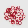 Acessórios para Joias DIY 1.2*10mm Metal Pintado Anel de Conexão de Círculo Único com Argola Pendente Feita à Mão Anel Aberto Colorido