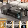 Mesa de Centro Kung Fu de Ardósia Mesa de Chá Simples Moderna e Cadeiras Jogo de Chá Conjunto de Escritório Mesa de Chá Integrada para Casa Mesa de Chá