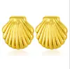 Pendientes Populares de Acero Inoxidable en Internet Europeos y Americanos para Mujer Lujo Ligero Transfronterizos Elegantes Retro Moda Joyería de Acero de Titanio de Gama Alta