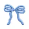 Venta directa del fabricante de diversos parches con forma de lazo de material de goma blanda de PVC para hebillas de zapatos, accesorios de alta gama para zuecos DIY