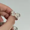 Anel de Borboleta Fatiado Estilo Minimalista para Mulheres, Versátil High-End Design Fosco Abertura Ins Anel de Borboleta Ajustável
