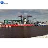 Kazajistán embarcación de dragado de embalse Fujian Zhangzhou draga de río draga de succión con cortador equipo de succión de arena para dragado de arena