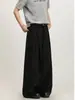 Pantalones anchos de moda estilo americano con un diseño plisado tridimensional, nueva colección 2026 para hombre, pantalones casuales de pierna recta