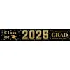 Banner de tela de fondo para graduados transfronterizos nuevo 2025 banner de graduación tela colgante temporada de graduación copla temporada de graduación bandera colorida horizontal