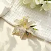 Broche de Novo Estilo Transfronteiriço, Corsage Colorido para Mulheres, Alfinete Exquisito, Estilo Retrô Europeu e Americano, Acessório para Terno, Joia Anti-Exposição