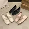 Zapatos Planos Blancos de Ballet con Lazo Suave para Mujer, Nuevos de Primavera 2026, Versátiles, Cómodos, Zapatos de Trabajo