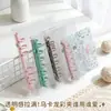 Cuaderno de Hojas Sueltas de 6 Agujeros Serie de Colores Macaron Seleccionados Cuidadosamente con Cubierta Suave de PVC, Planificador de Alta Transparencia con Cubierta de Cierre, Carcasa A5A6A7M5
