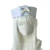 Chapéu de Marinheiro Ins Bow Estilo Coreano Chapéu de Sol de Verão para Mulheres Guarda-Sol Menina Jk Grupo Feminino Boina Doce Japonesa