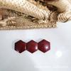 Colchón de Hoja Hexagonal de Piedra de Germanio con Hoja de Piedra de Germanio Venta al por Mayor Hoja de Cerámica para Sala de Vapor Talla Hoja de Turmalina Hoja de Turmalina
