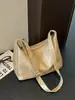 Bolso estilo Maillard para mujer 2024 nuevo moderno retro tote bag estilo universitario gran capacidad bolso de hombro bandolera bolso de mujer