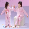 Novos Pijamas Infantis para Meninas 2026, Conjunto de Pijama Longo Princesa para Primavera e Outono para Meninas, Bebês e Crianças Maiores, Adequado para Uso Externo