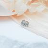Accesorios de joyería DIY, cuentas de micro agujeros grandes chapadas en oro y cobre, cuentas de rueda de colores, cuentas redondas de trébol de cuatro hojas