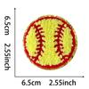 Amazon Transfronterizo Punto Caliente Deportes Serie de Balones Borde Dorado Chenilla Baloncesto Voleibol Fútbol Béisbol Parche