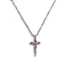 Venta Caliente Transfronteriza Pendientes Colgantes de Rosa con Espina de Cruz de Halloween Pendientes Oscuros Personalizados de Moda Joyería al por Mayor