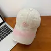 Gorra de Béisbol Lavada Estilo Nuevo con Bordado de Letras Retro Americano, Sombrero para el Sol, Diseño de Moda Desgastado, Gorra de Pico Adelgazante para Mujer