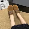 Sapatos Birkenstock Retrô Femininos 2026 Outono Novo Estilo Sola Grossa Aumento Oculto de Altura Mary Jane Slip-on Casuais Preguiçosos Mocassins
