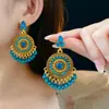 Brincos Geométricos de Diamante Vintage Usados, Brincos Elegantes da Moda Estilo Palácio Personalizados, Luxo Acessível e Brincos de Alta Qualidade