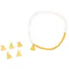 Esmaltado durante mucho tiempo no se decolora Oro de Vietnam accesorios diy colgante de elefante esmaltado pulsera Perla auspicioso