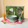 Conjunto de Chá Matcha para Lembrança Transfronteiriça Conjunto Japonês de Alto Valor Caixa de Presente de Cerâmica para Matcha Tigela de Matcha 100 Peças