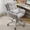 Silla de Computadora, Cómoda y para Sedentarismo, Silla para Estudio en Casa, Silla de Escritorio para Dormitorio, Silla de Maquillaje para Habitación de Niñas, Silla de Oficina Giratoria con Elevación