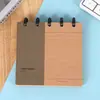 Clip de Almacenamiento de Sarja Transparente Cuaderno Curioso Planificador Cubierta de Carpeta Cuaderno de Hojas Sueltas Corea