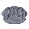 Alfombrilla de silicona para lamer mascotas de fábrica Tazón de comida lenta tazón para perros gato mascota cachorro juguete de silicona plato pequeño de comida para perros tazón de comida